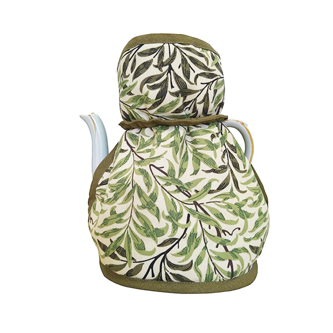 Victorian tea cosy with william morris willow bough print
