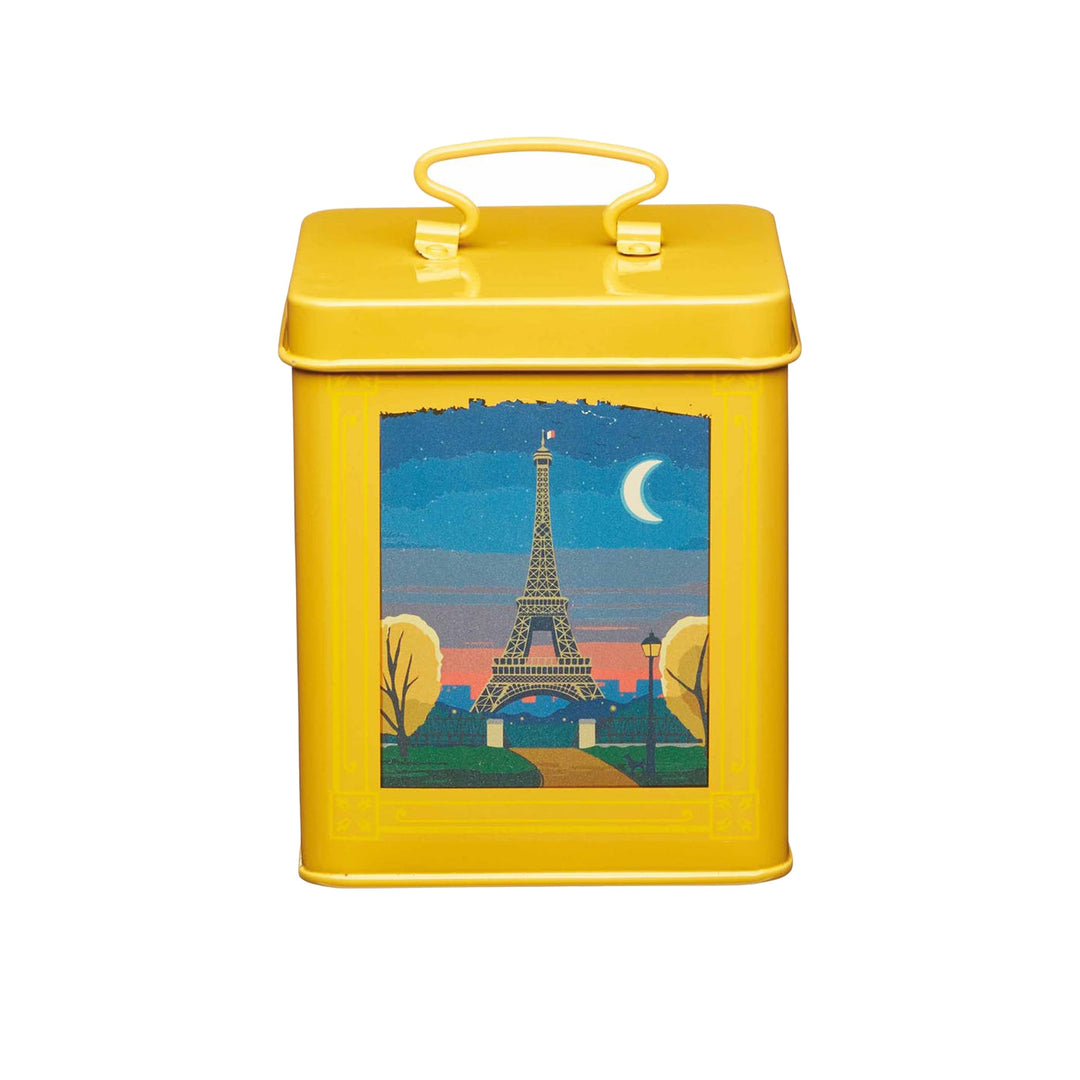 World of Flavours Printed Storage Tin - Yellow