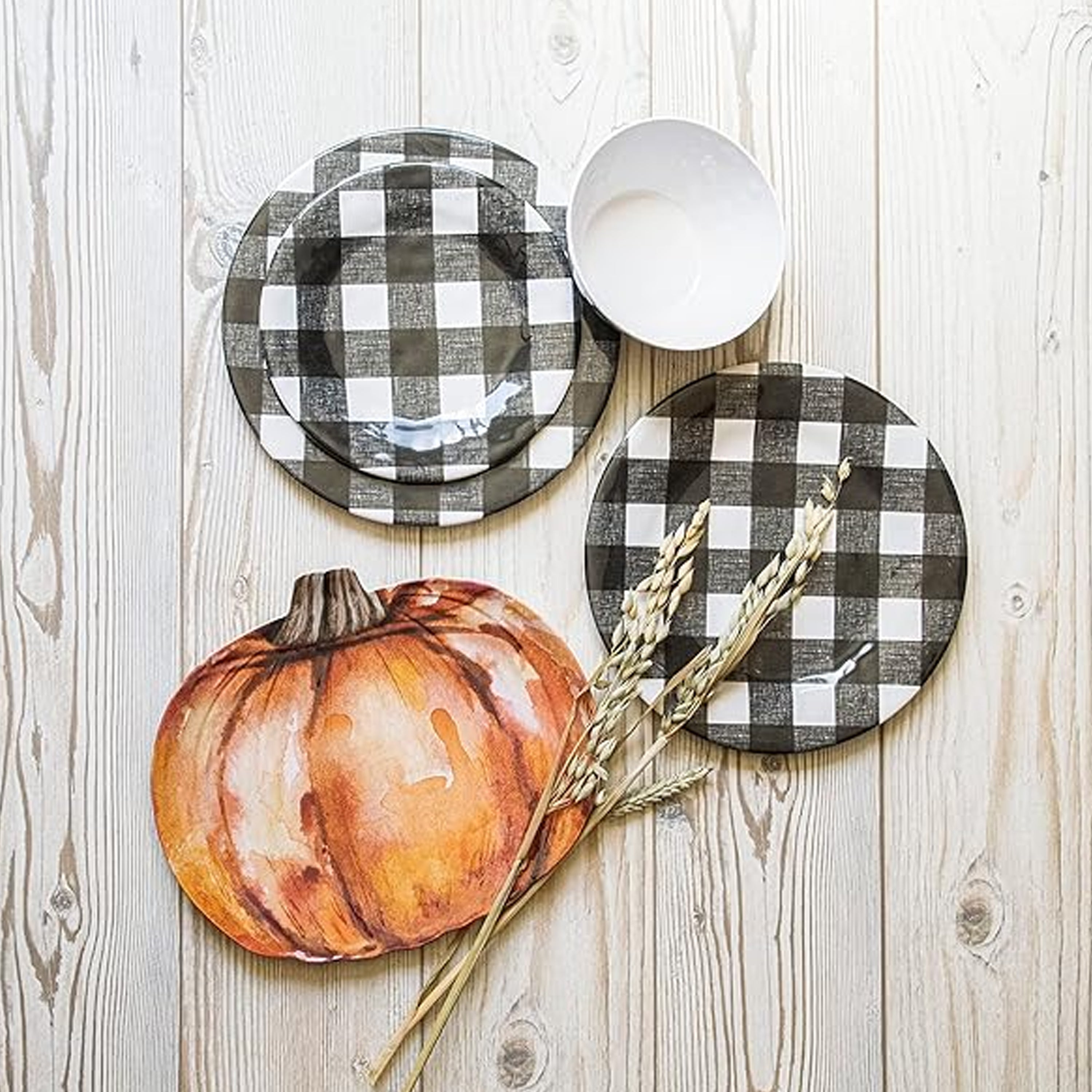 Vintage Black Check