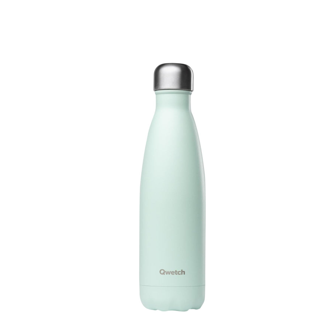 Qwetch Insulated Stainless Steel Bottle - Pastel Mint - 500ml