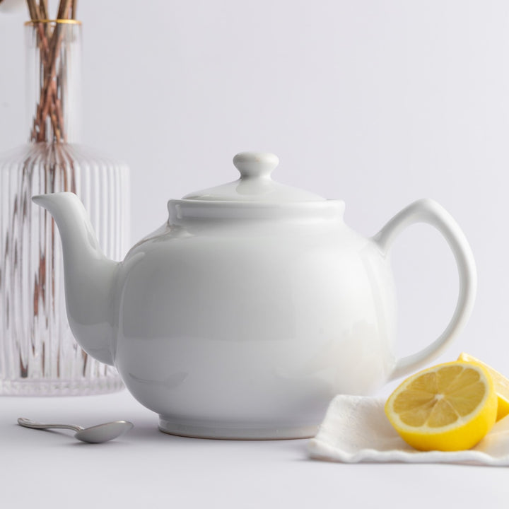 Price & Kensington Glossy White Teapot - 10 Cup