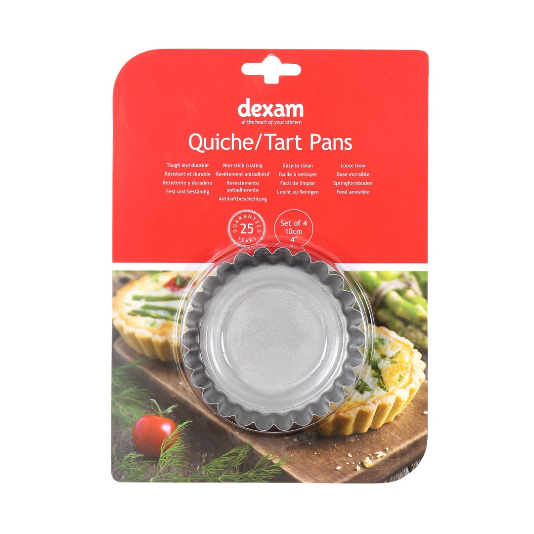 Dexam Non-Stick Quiche/Tart Pans Set - 2 Sizes