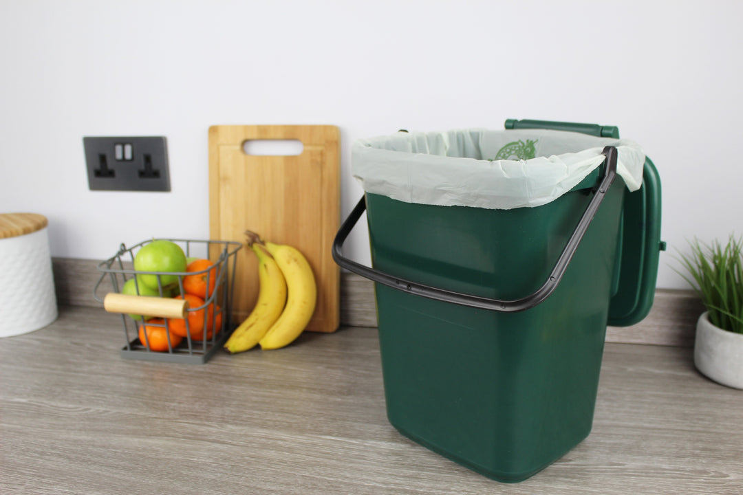 10L Green Giraffe Compostable Kitchen Caddy Liners