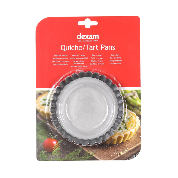 Dexam Non-Stick Quiche/Tart Pans Set - 2 Sizes