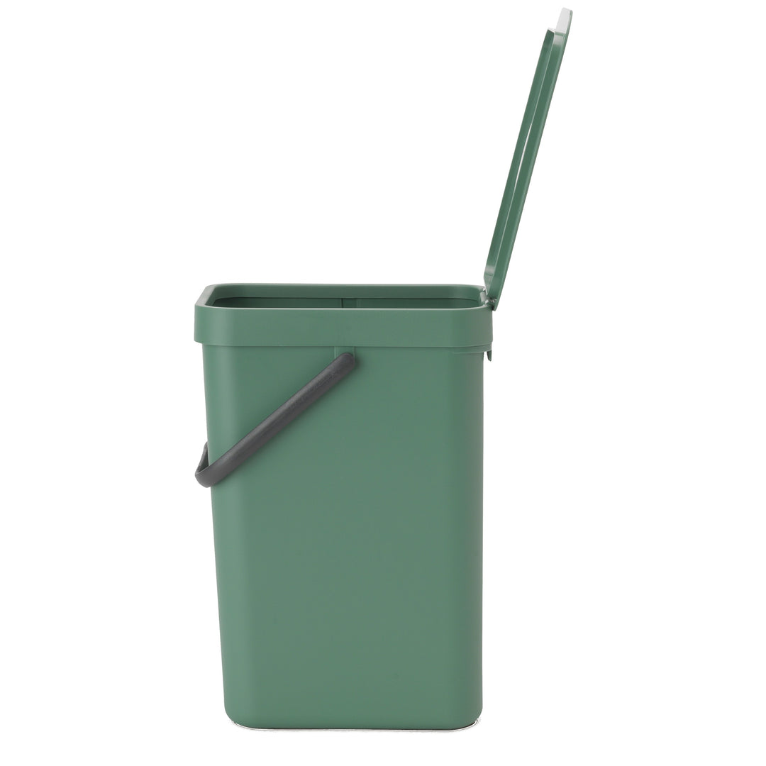 Brabantia Sort & Go Fir Green Recycling Bin - 12L Size