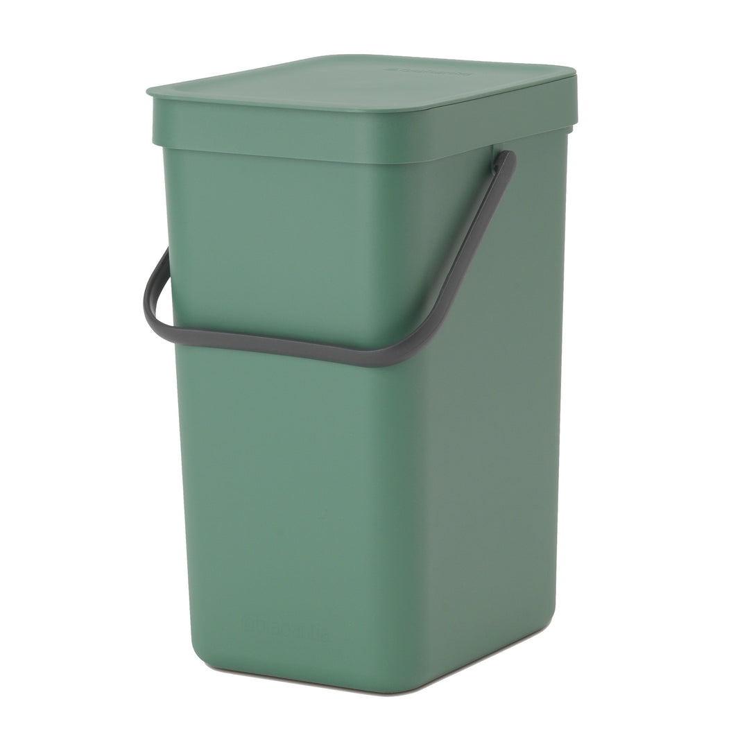 Brabantia Sort & Go Fir Green Recycling Bin - 12L Size