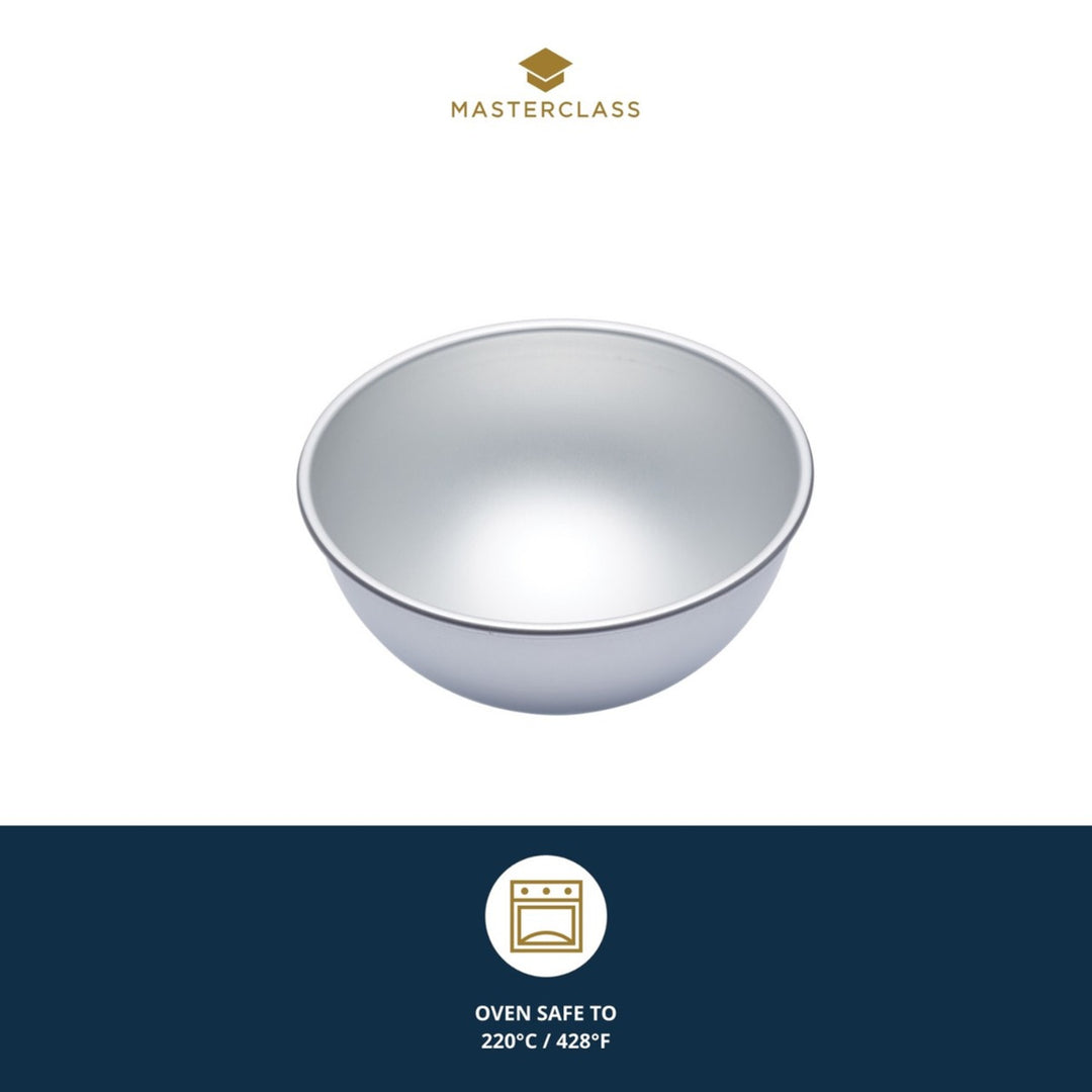 MasterClass Silver Anodised Hemisphere Cake Pan - 15cm
