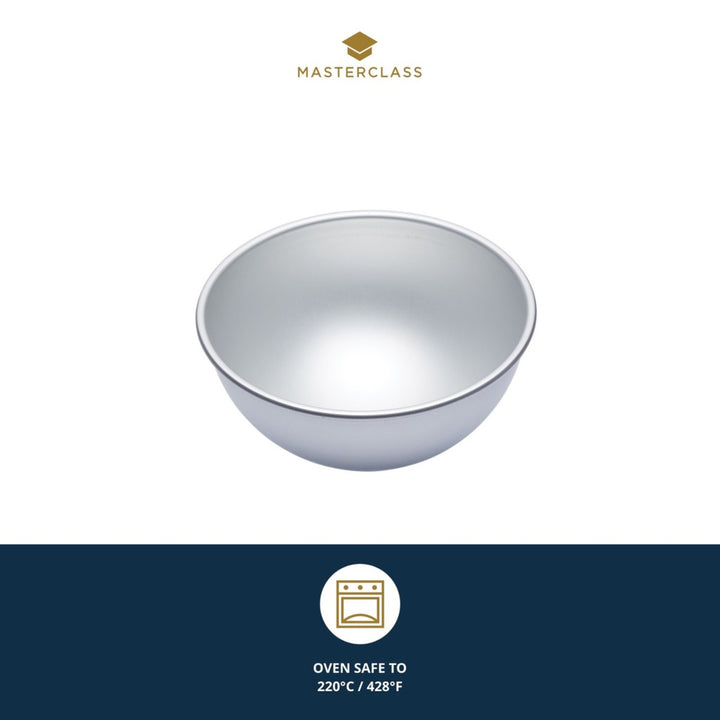 MasterClass Silver Anodised Hemisphere Cake Pan - 15cm