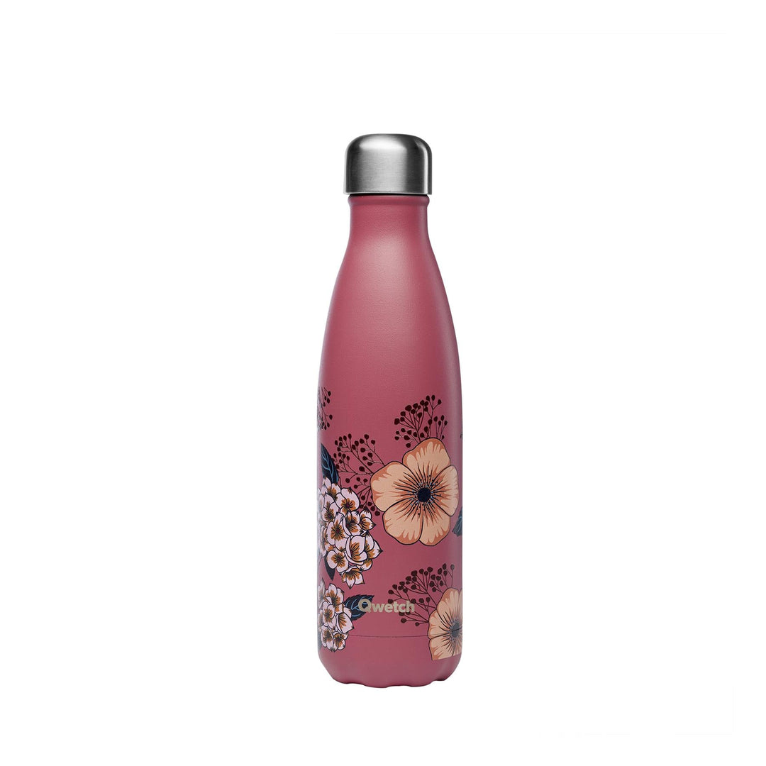Qwetch Insulated Stainless Steel Bottle - Anemones - 500ml