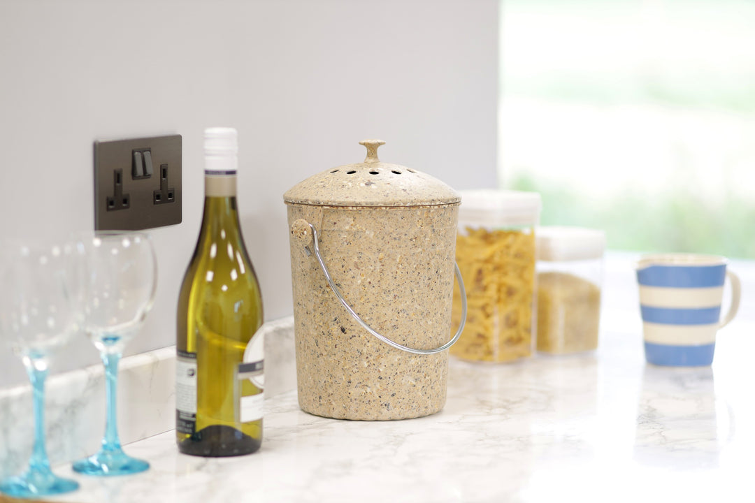Eddingtons Brown Natural Fibre Compost Pail