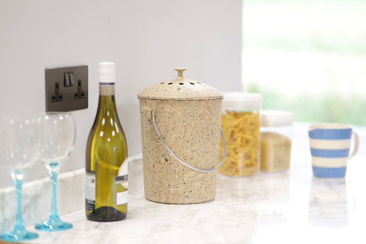 Eddingtons Brown Natural Fibre Compost Pail