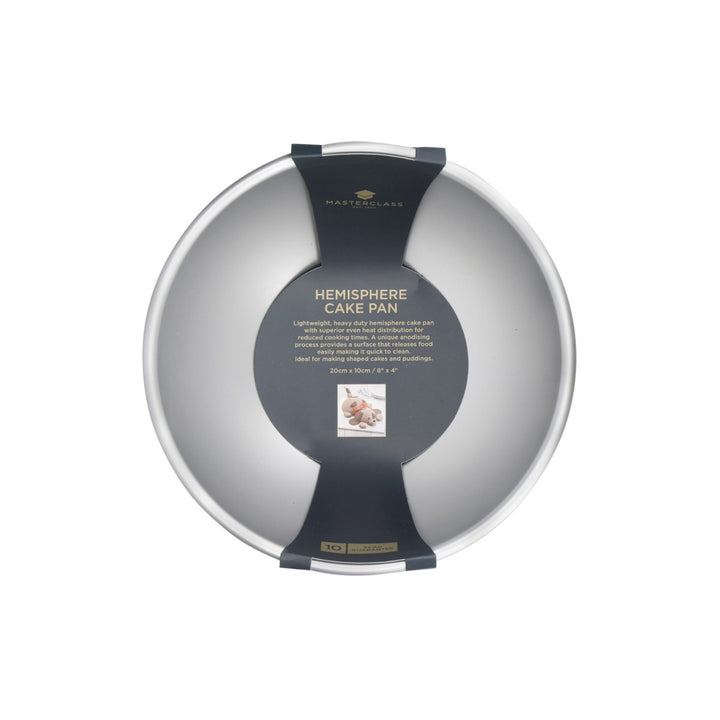 MasterClass Silver Anodised Hemisphere Cake Pan - 20cm