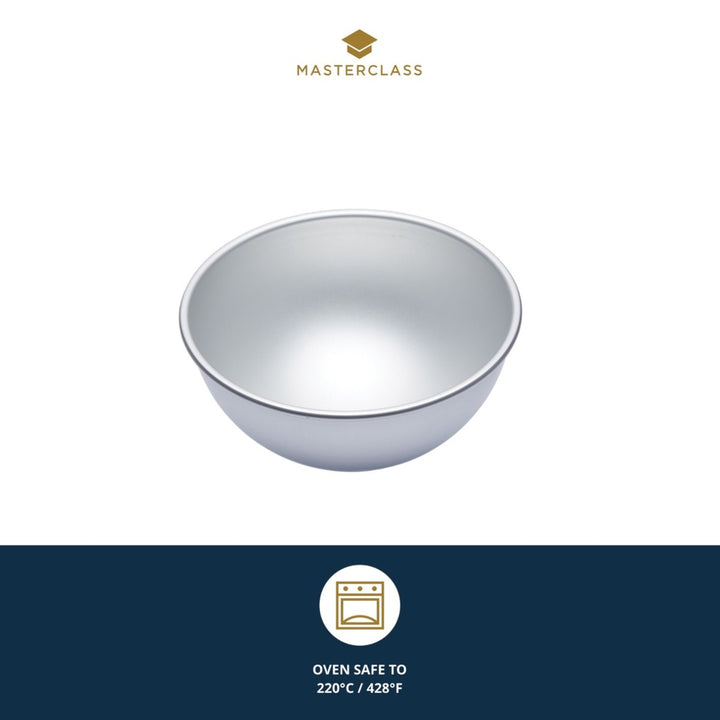 MasterClass Silver Anodised Hemisphere Cake Pan - 20cm
