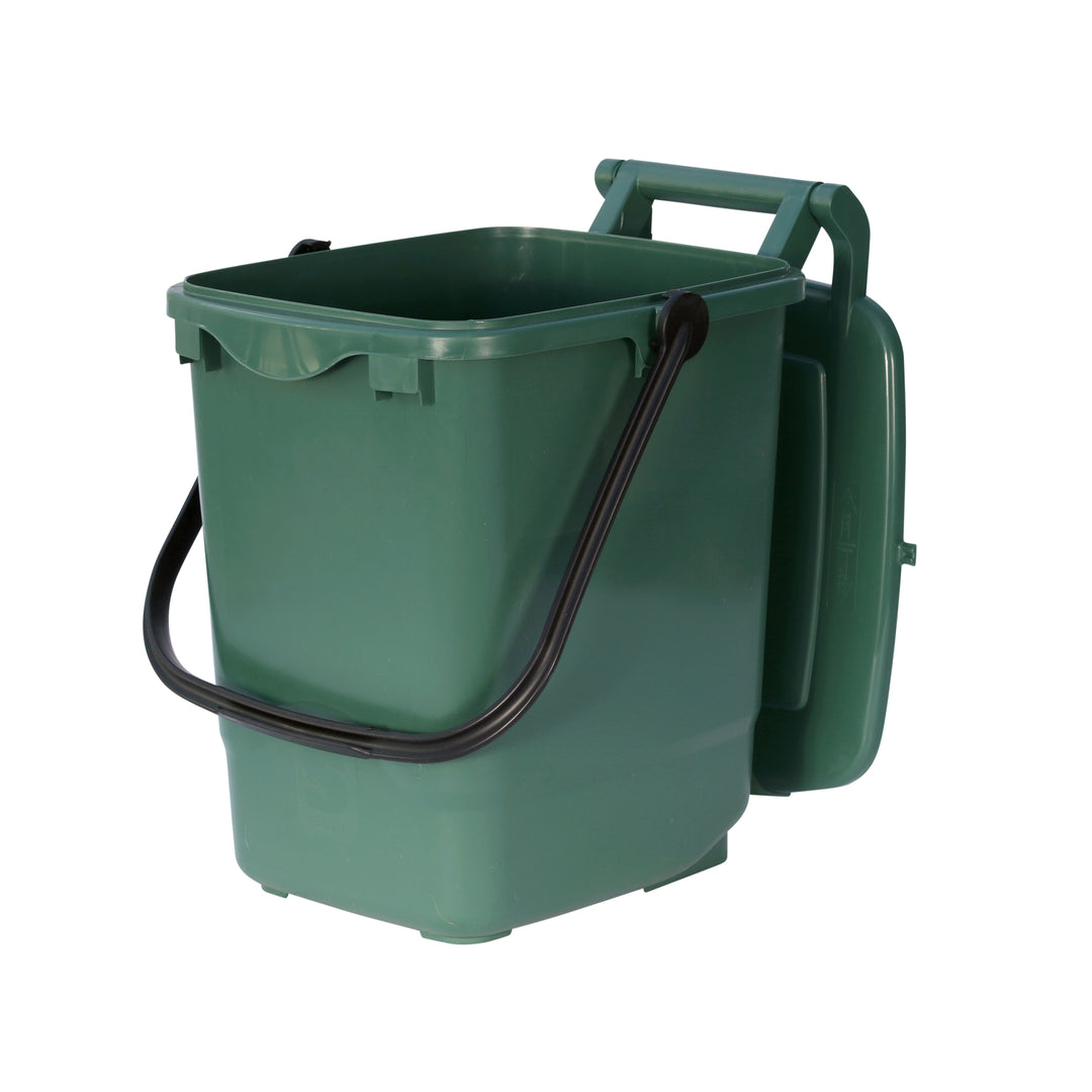 Green Large Kerbside Compost Caddy - 23L