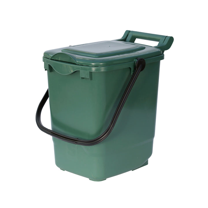 Green Large Kerbside Compost Caddy - 23L