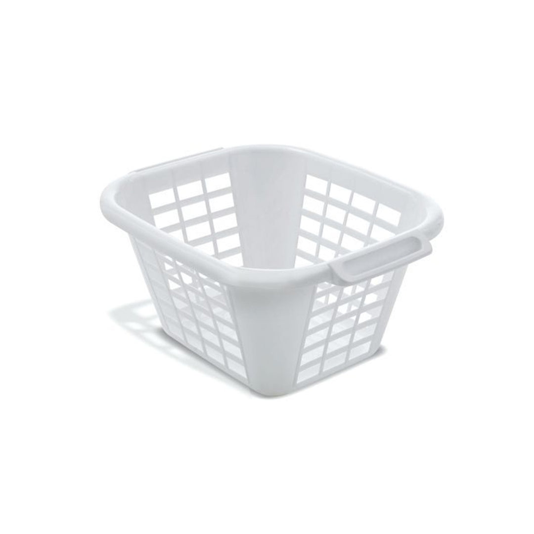 Addis 24L Square Laundry Basket - White