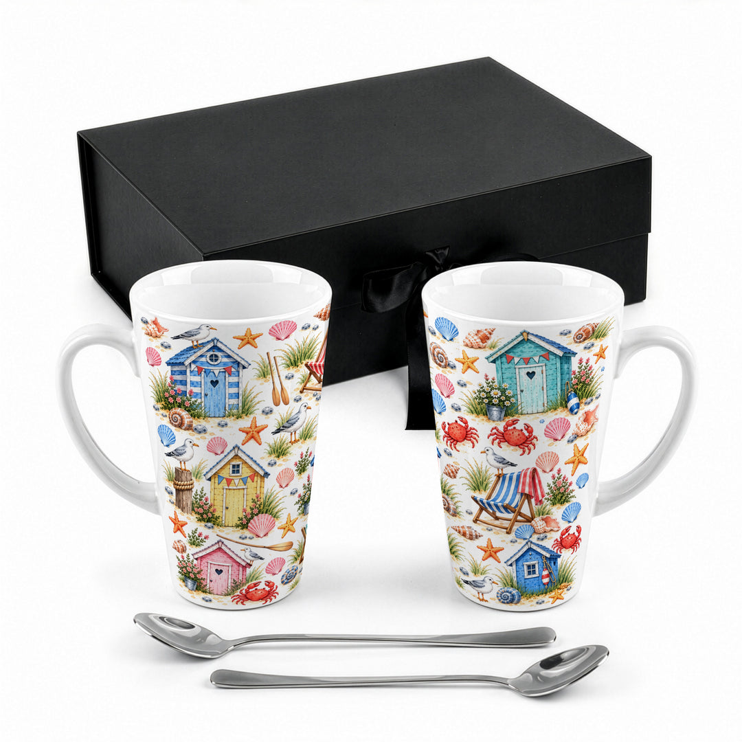 Purely Home Seaside Delights Latte Mug Gift Box Set