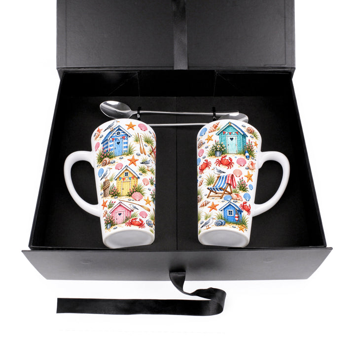 Purely Home Seaside Delights Latte Mug Gift Box Set
