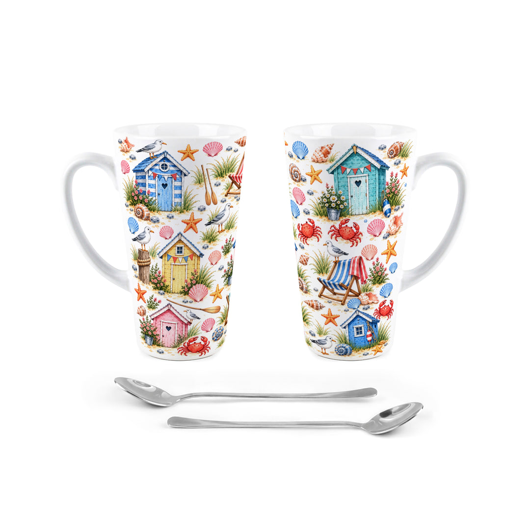 Purely Home Seaside Delights Latte Mug Gift Box Set