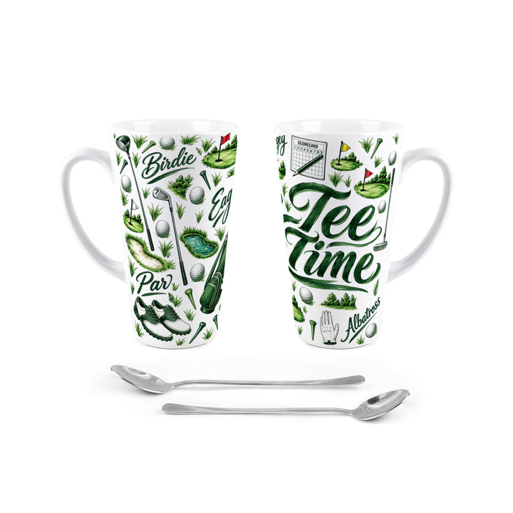 Purely Home Tee Time Latte Mug Gift Box Set