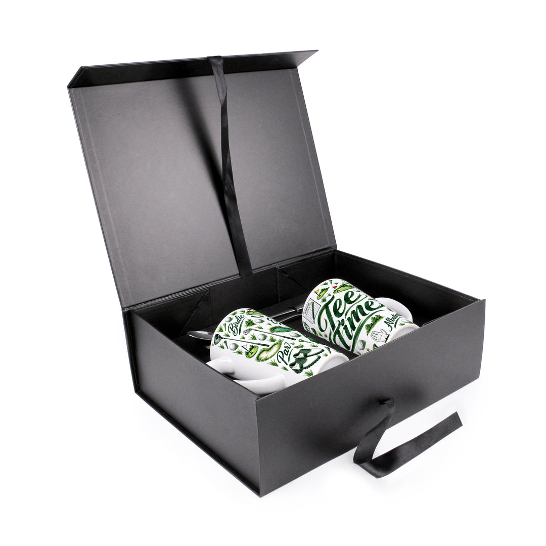 Purely Home Tee Time Latte Mug Gift Box Set