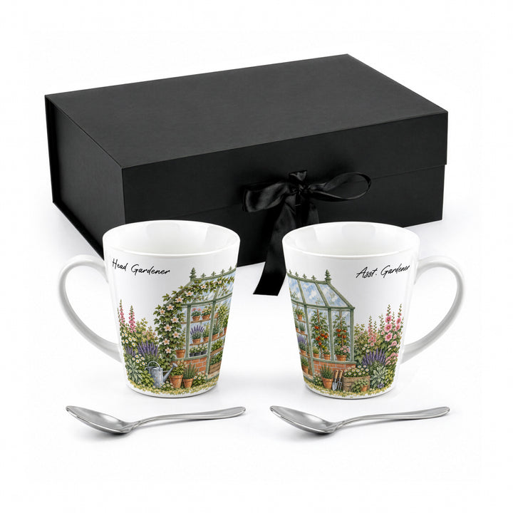 Purely Home Greenhouse Gardeners Latte Mug Gift Box Set