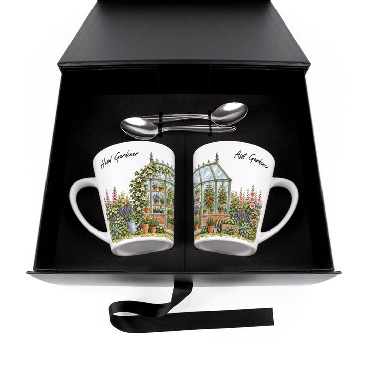Purely Home Greenhouse Gardeners Latte Mug Gift Box Set