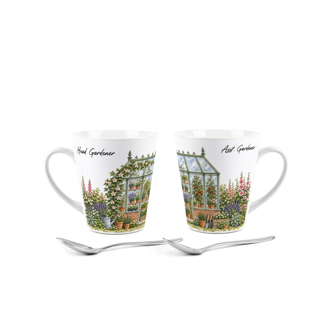 Purely Home Greenhouse Gardeners Latte Mug Gift Box Set