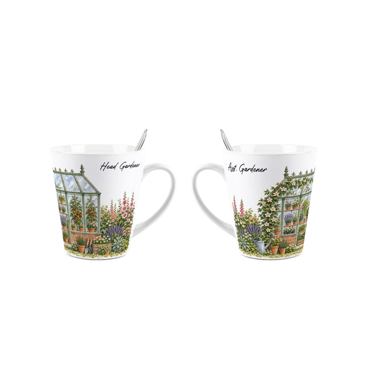 Purely Home Greenhouse Gardeners Latte Mug Gift Box Set