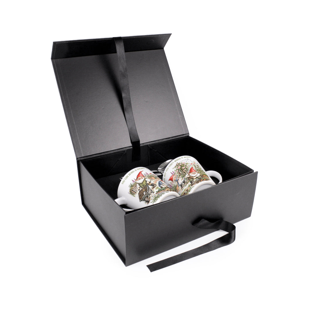 Purely Home Gardening Gnomes Latte Mug Gift Box Set