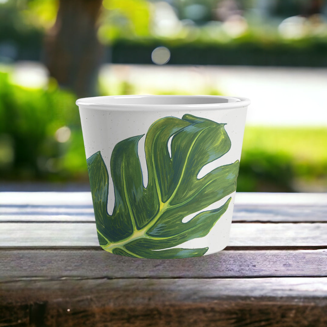Amazon Floral Palm Melamine Ice Cream/Nibbles Bowls