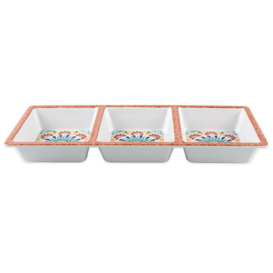 Rio Medallion Melamine Tray Serving Set