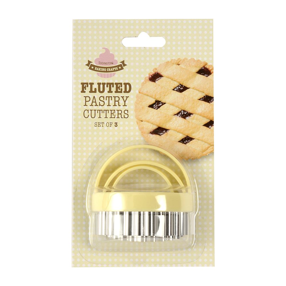 Eddingtons Fluted Round Pastry/Cookie Cutter Set