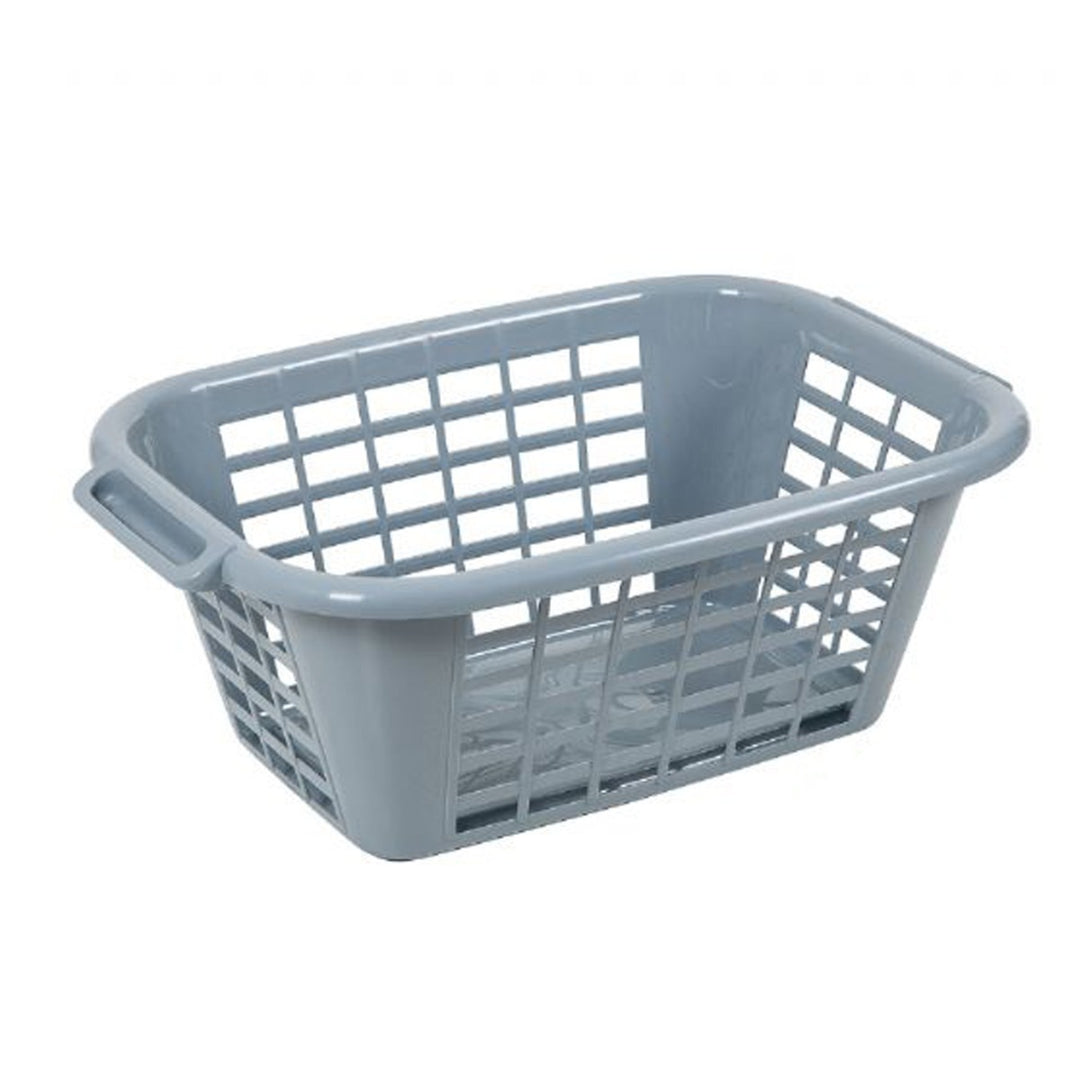 Addis 40L Rectangular Eco Laundry Basket - Grey
