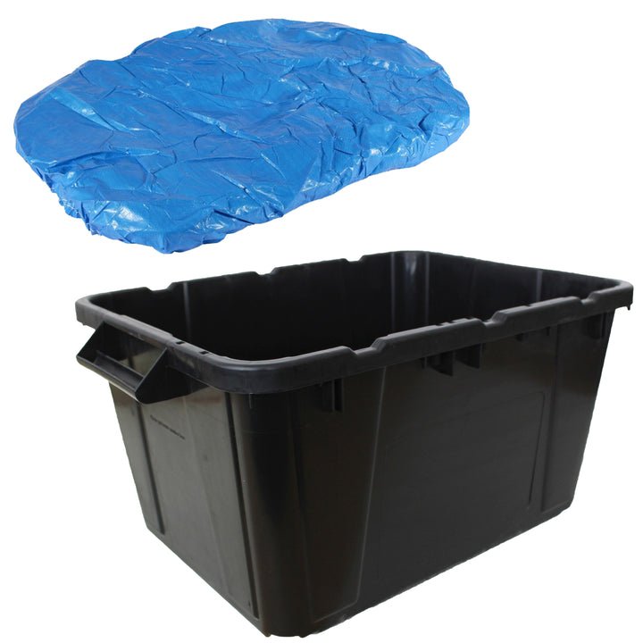 Ergo Black Recycling Box - 44L