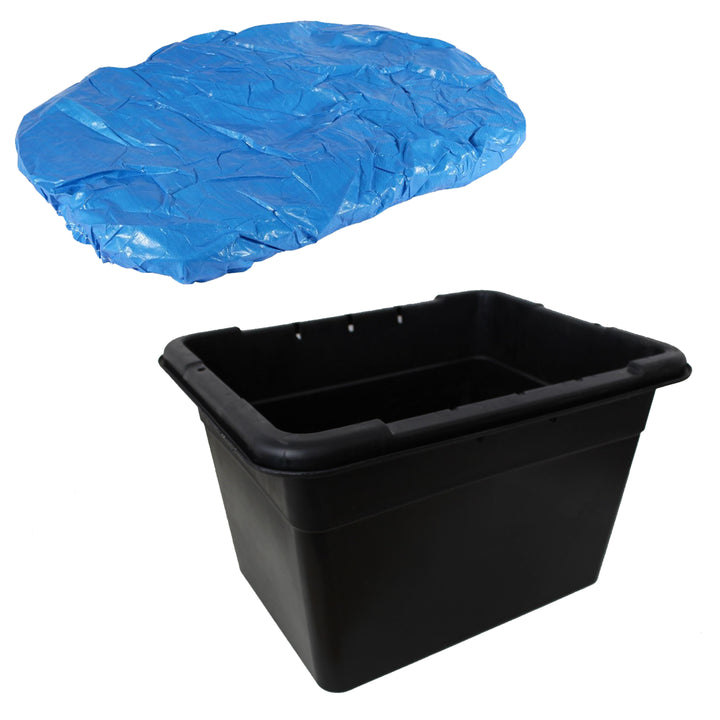 Grab Black Recycling Box - 55L