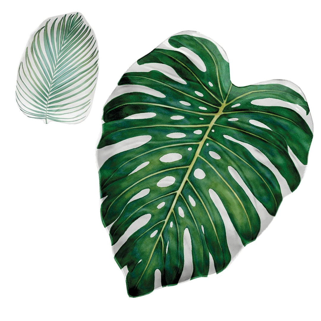 Amazon Floral Melamine 2 Piece Serving Platters Set
