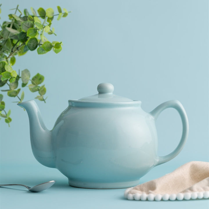 Price & Kensington Glossy Pastel Blue Teapot - 6 Cup