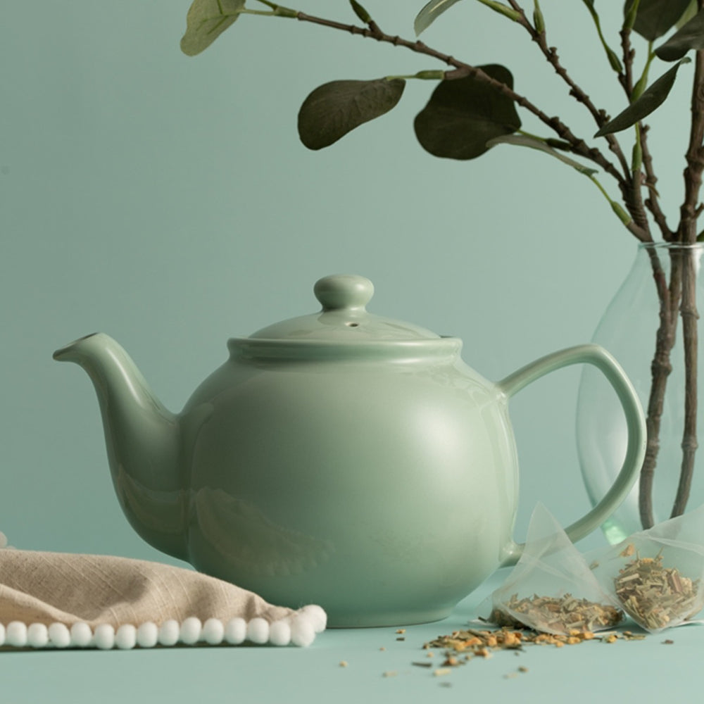  serving six cups of tea