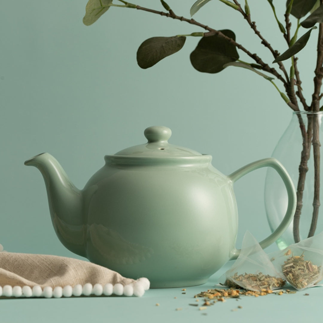  serving six cups of tea