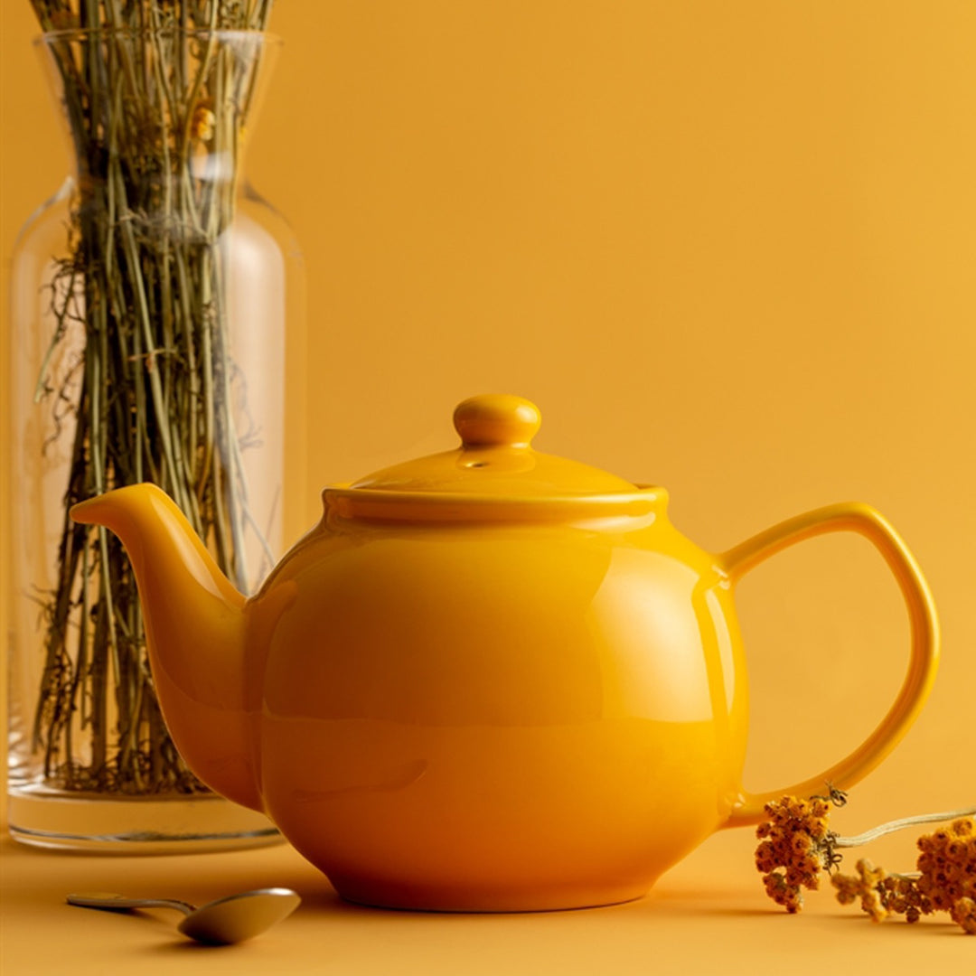 Price & Kensington Glossy Mustard Yellow Teapot - 6 Cup