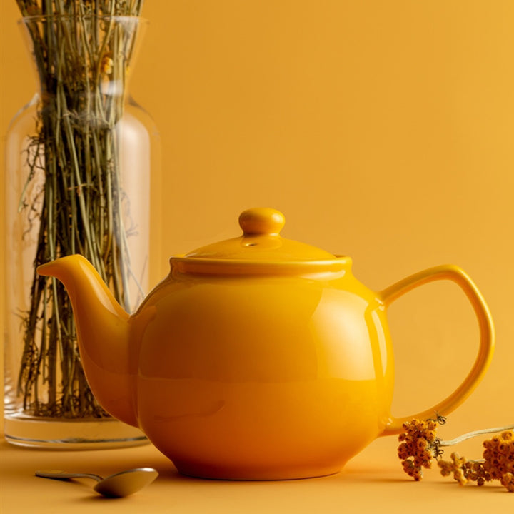 Price & Kensington Glossy Mustard Yellow Teapot - 6 Cup