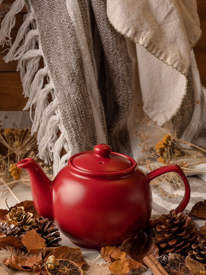 Price & Kensington Glossy Red Teapot - 6 Cup