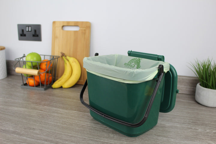 6L Green Giraffe Compostable Kitchen Caddy Liners