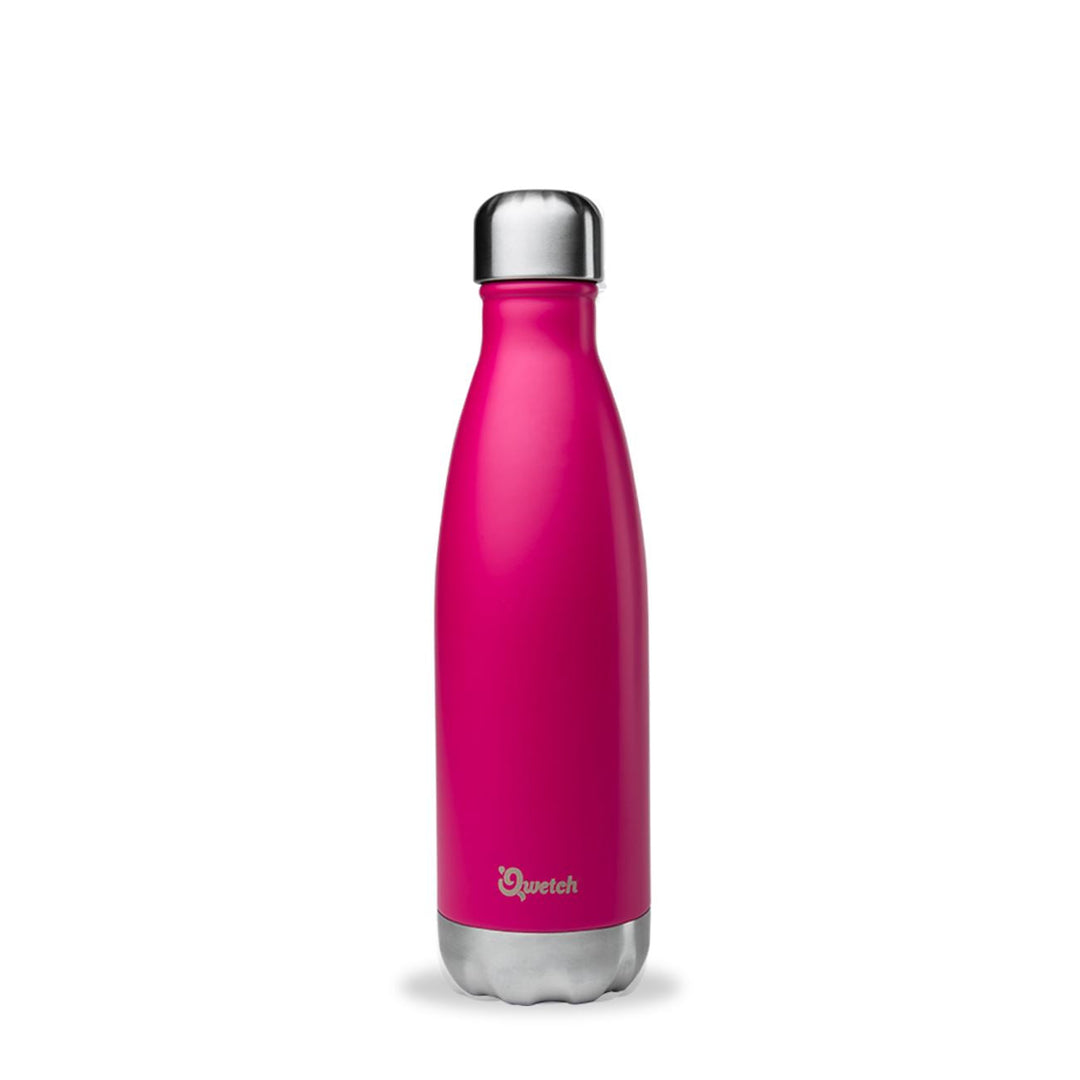 Qwetch Insulated Stainless Steel Bottle - Magenta - 500ml
