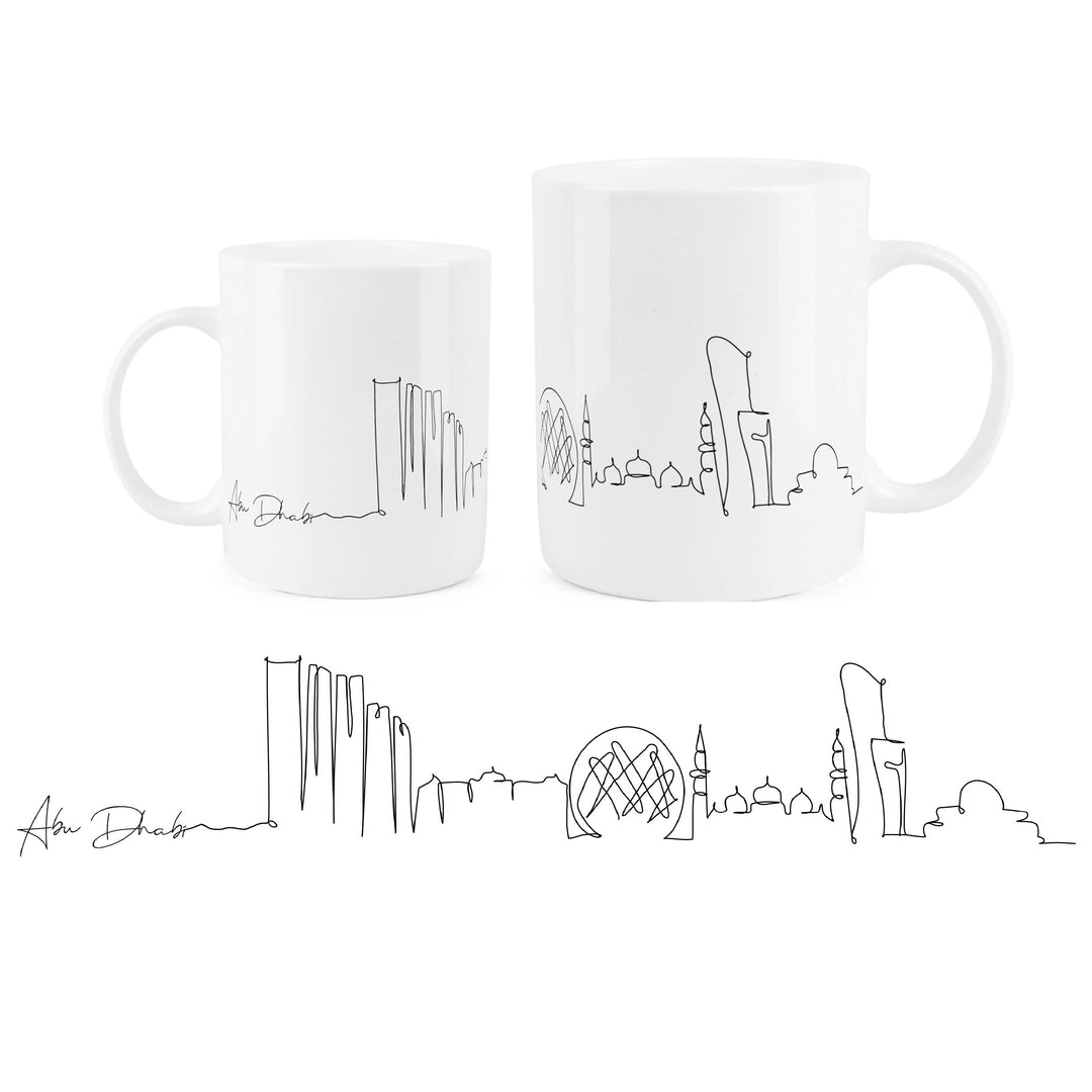 Purely Home City Skyline Bone China Mugs