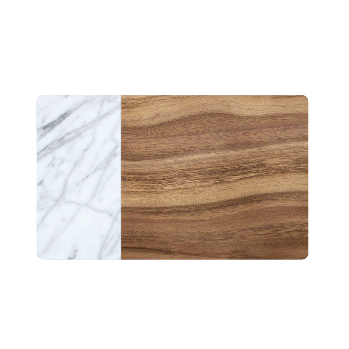 Acacia Wood Melamine Pet Bowl, Saucer & Placemat Set