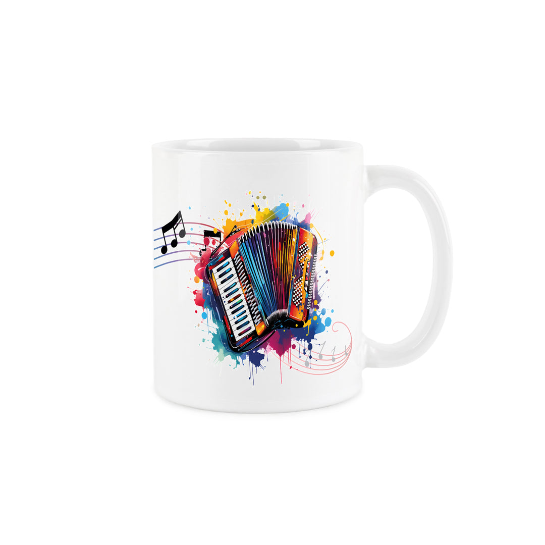 Purely Home Abstract Instruments Ceramic Mug