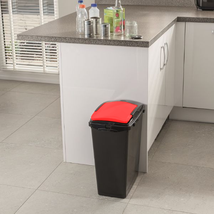 Addis Red Recycling Bin - 40L