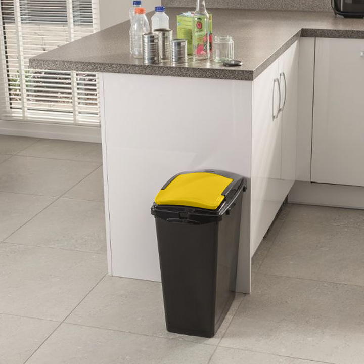 Addis Yellow Recycling Bin - 40L